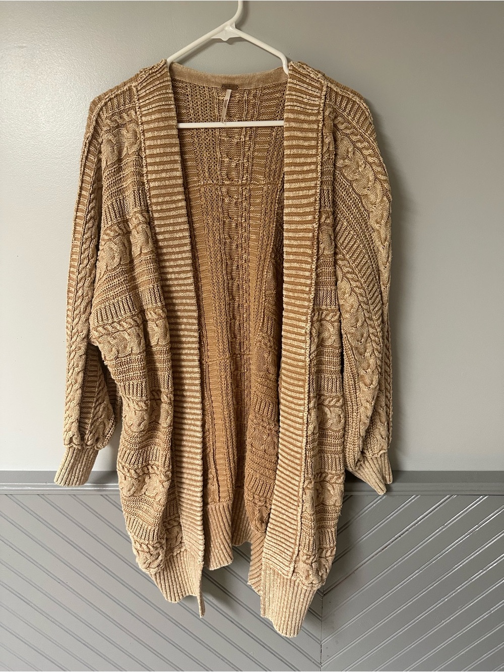 Free People Tan cardigan